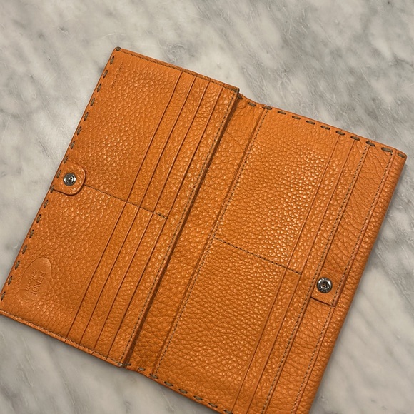FENDI Selleria Leather Continental Wallet - Picture 11 of 12